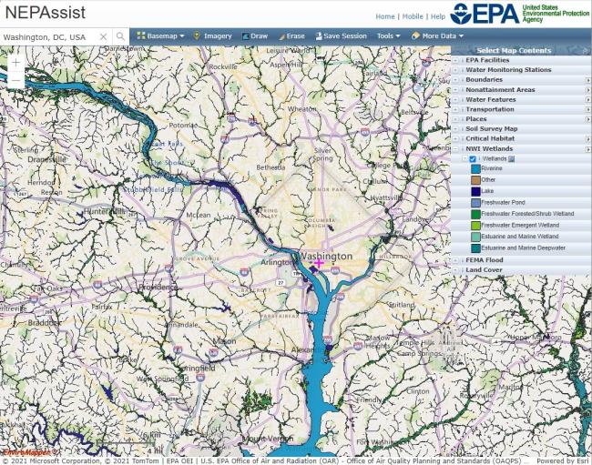 NEPAssist Wetlands